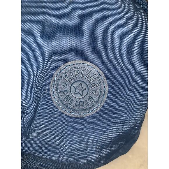 Kipling Queenie Small Backpack True Blue Tonal Unisex Adjustable Straps - Picture 2 of 8